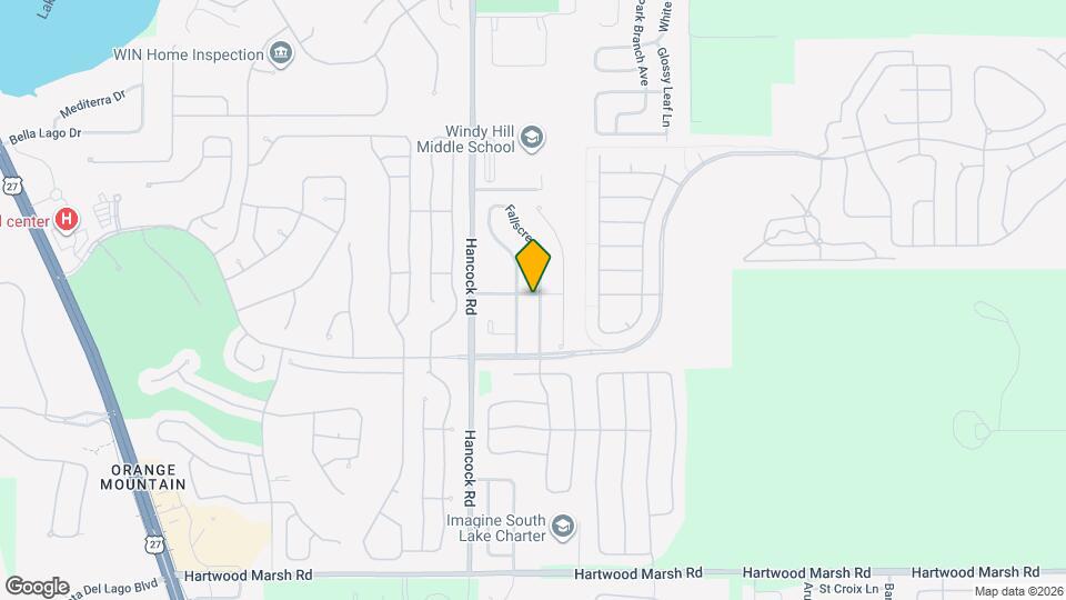 3837 Fallscrest Cir Map and Location Details