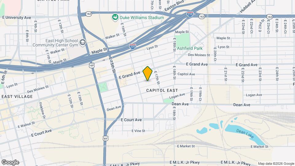 1629 Capitol Ave Map and Location Details