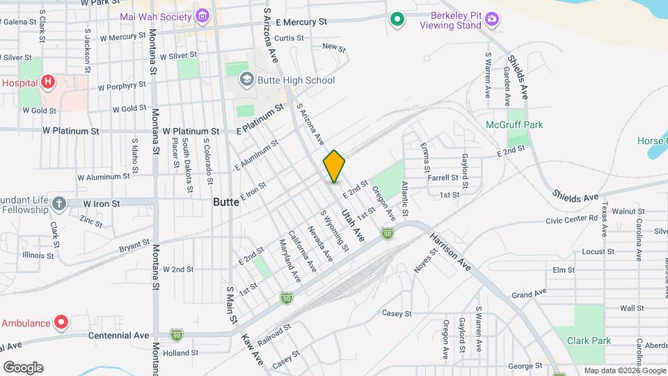 928 Utah Ave Map and Location Details