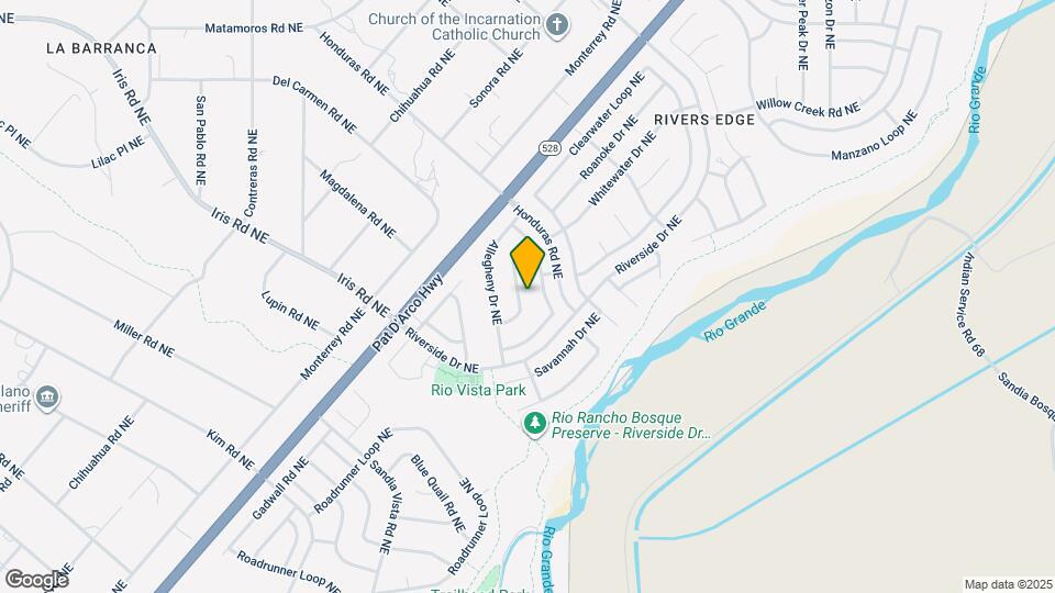 1724 Powder River Dr NE Map and Location Details