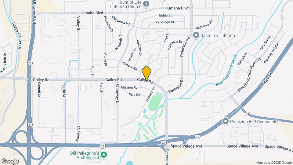 6831 Galley Rd Map and Location Details