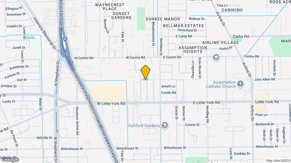 7557 Meadowview Dr Map and Location Details