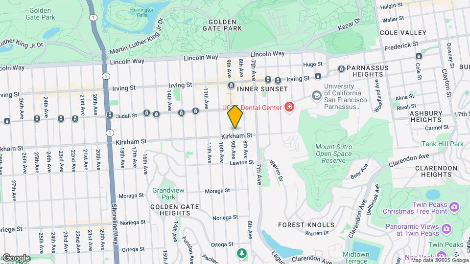 1482-1498 9th Ave Mapa y Detalles de la Ubicación