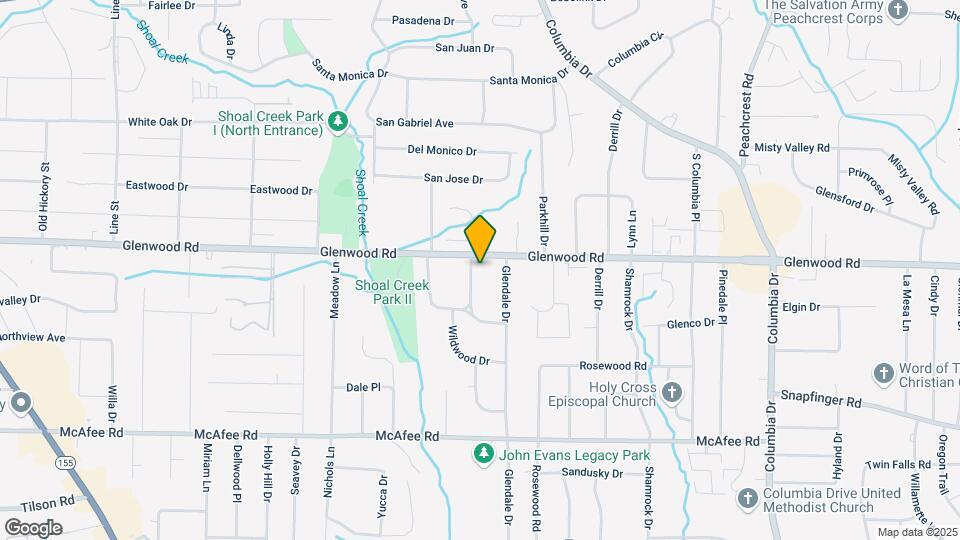 1834 Ridgeland Dr Map and Location Details