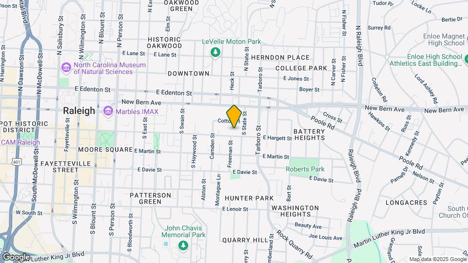 903 E Hargett St Map and Location Details
