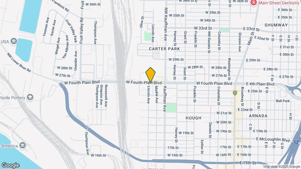 1111 W Fourth Plain Blvd Mapa y Detalles de la Ubicación