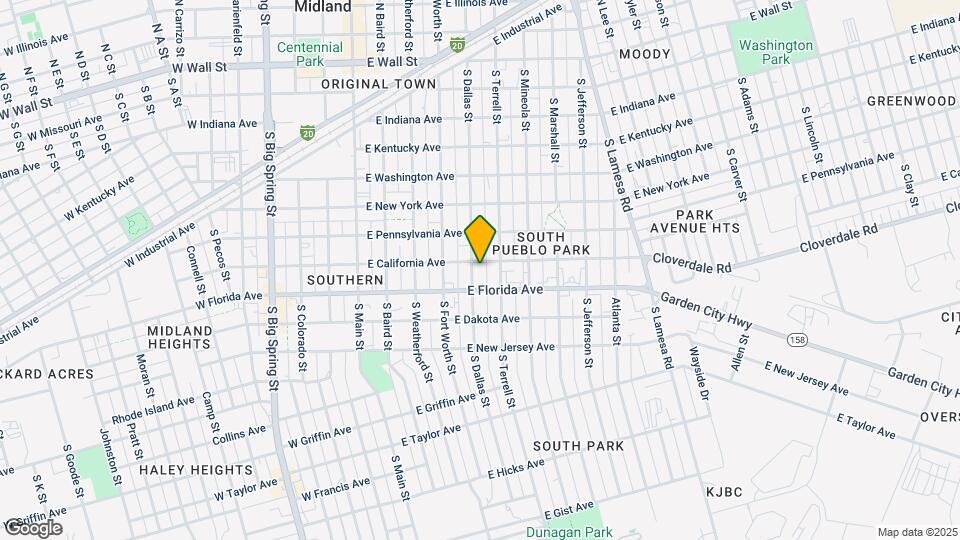 803 S Dallas St Map and Location Details