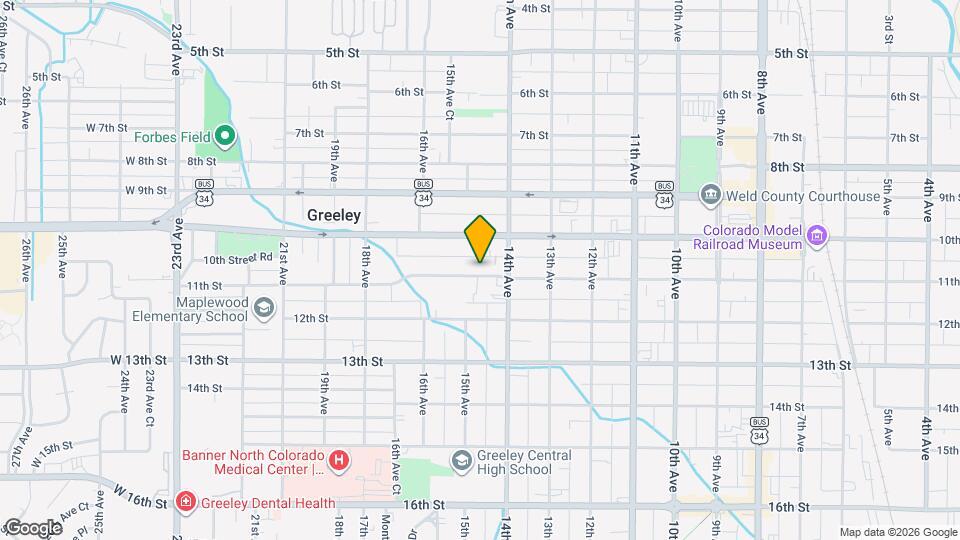 1423 11th St Map and Location Details