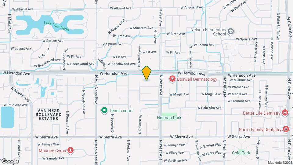 6733 N Warren Ave Map and Location Details