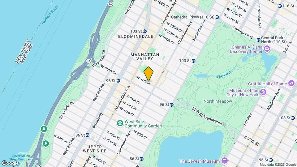120 W 97th St Map and Location Details