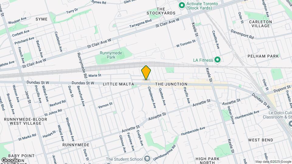 3122 Dundas St W Map and Location Details