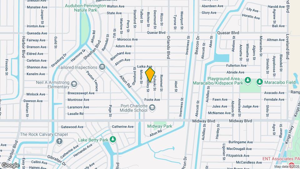 1492 Schenley St Map and Location Details