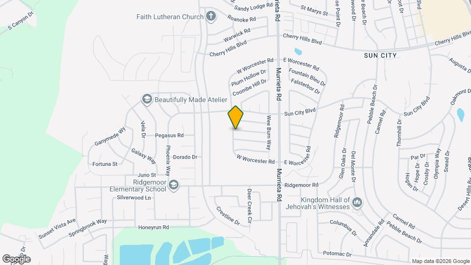 25781 Interlechen Dr Mapa y Detalles de la Ubicación