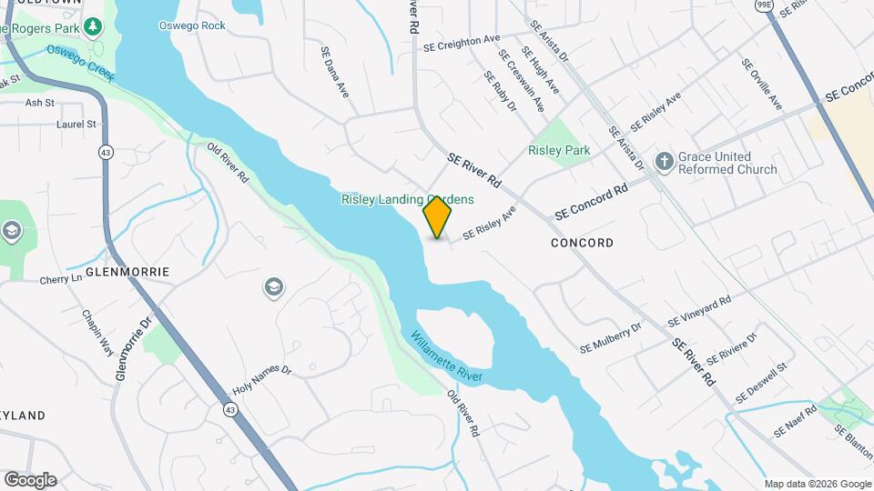 1645 SE Oak Shore Ln Map and Location Details