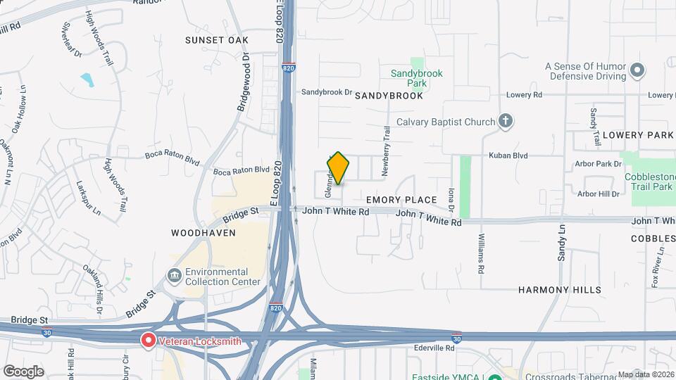 912 Bee Creek Ln Map and Location Details