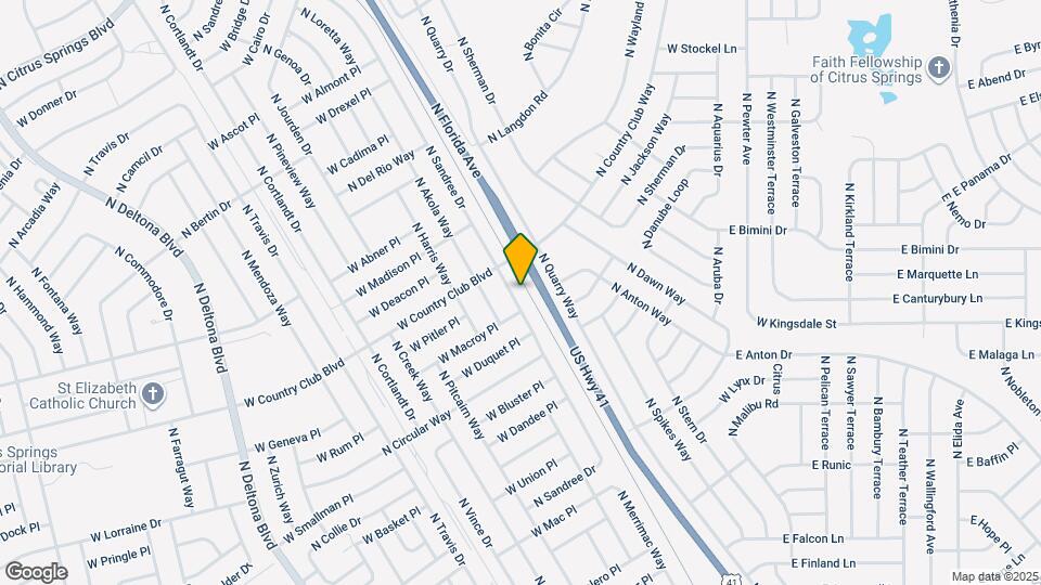 9115 N Sandree Dr Map and Location Details