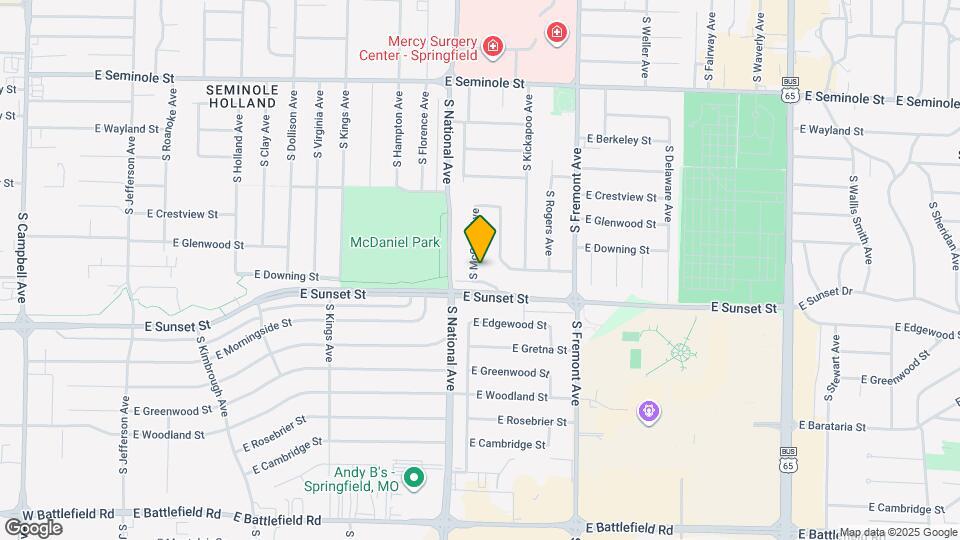 2536 S McCann Ave Mapa y Detalles de la Ubicación