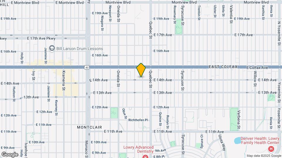 7175 E 14th Ave Map and Location Details