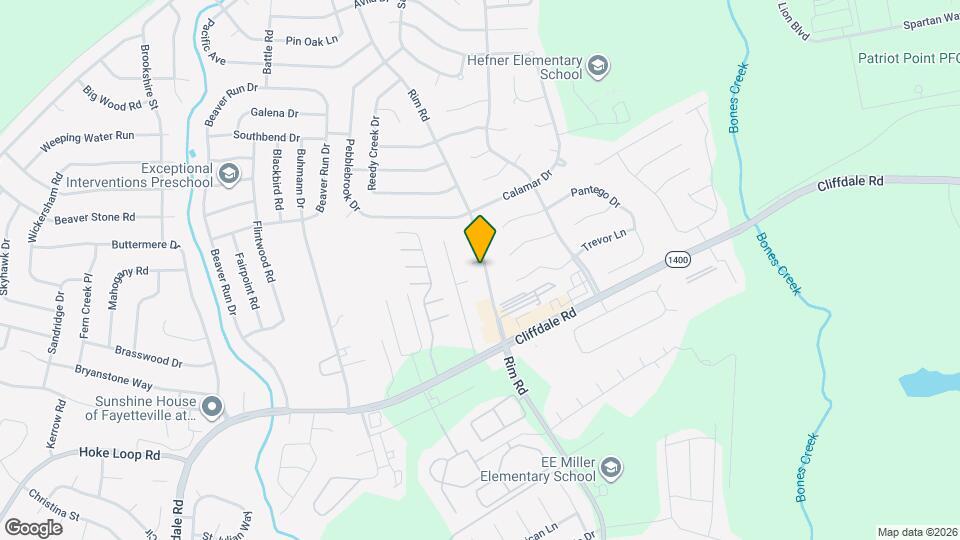 1030 Rim Rd Map and Location Details