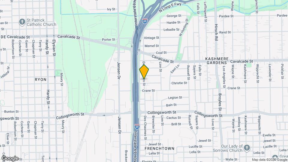 3115 Christie St Map and Location Details