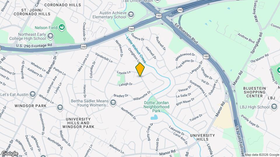 2509 Loyola Ln Map and Location Details