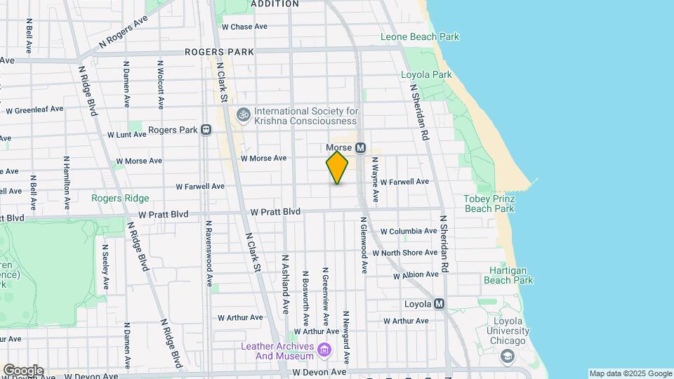 1714 W Farwell Ave Map and Location Details