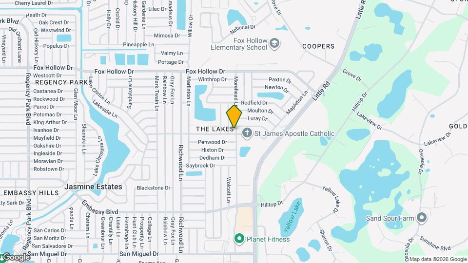 9629 Morehead Ln Map and Location Details