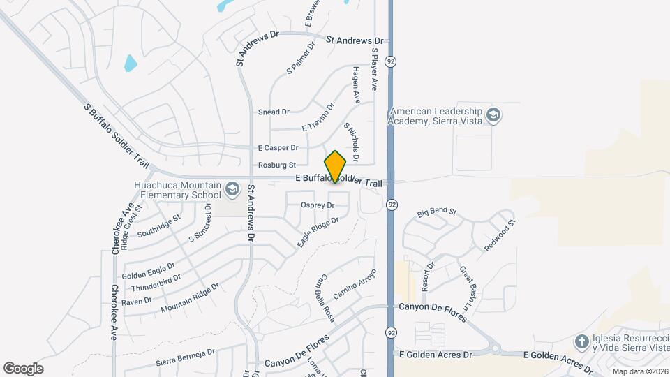 3681 E Sandpiper Dr Map and Location Details