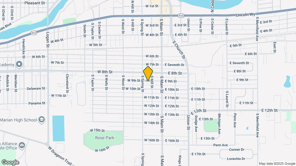 211 W 9th St Map and Location Details