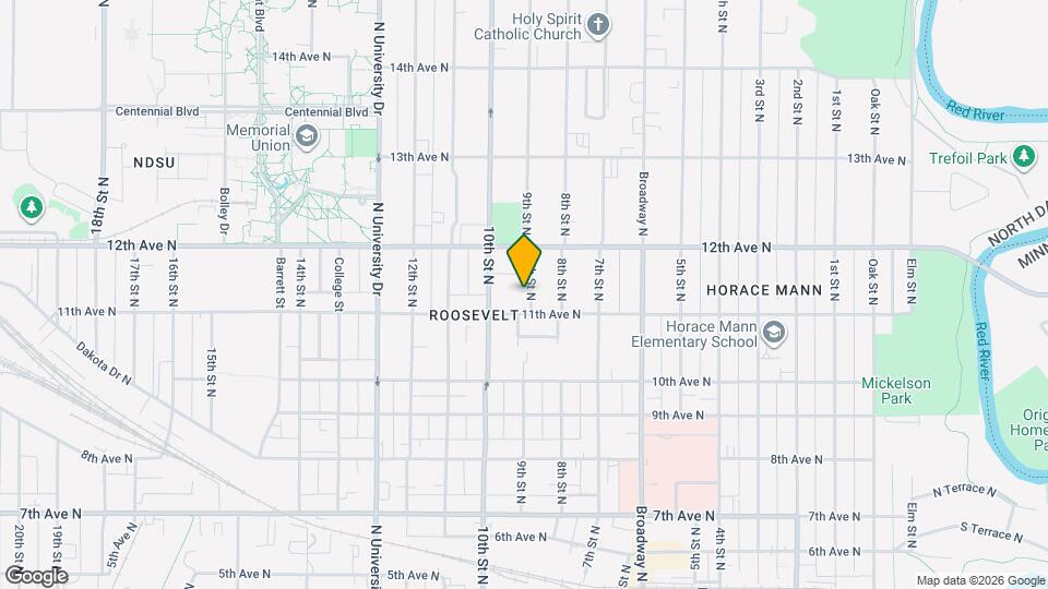 1108 9th St N, Unit Main Map and Location Details