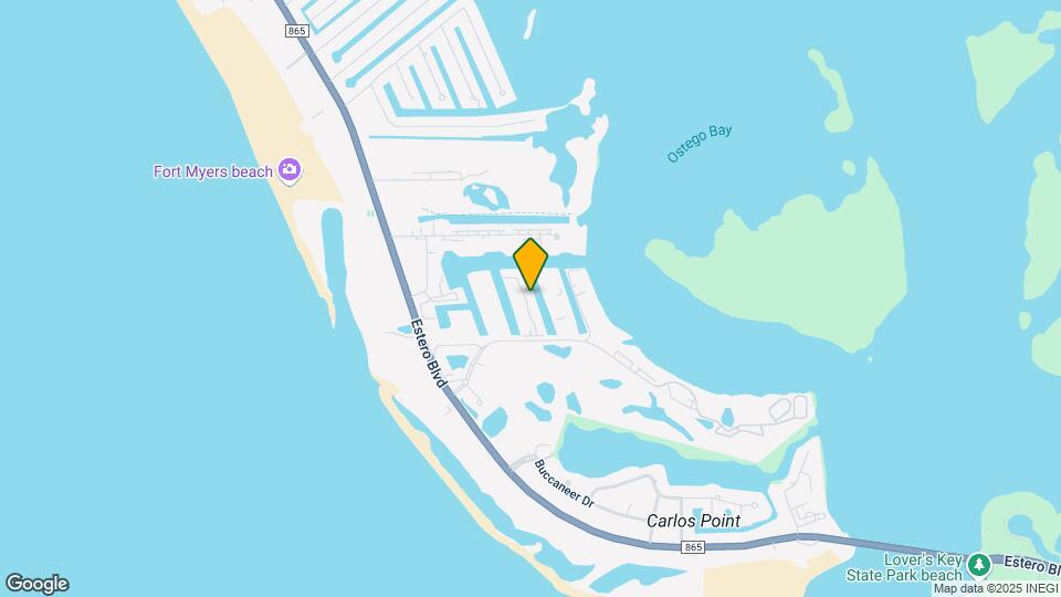 4421 Bay Beach Ln Mapa y Detalles de la Ubicación