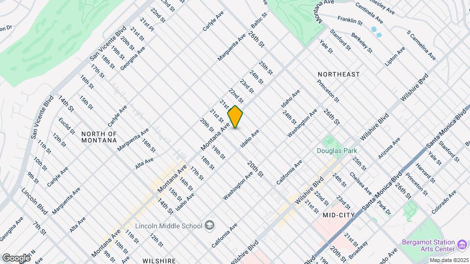 822 21st St Map and Location Details