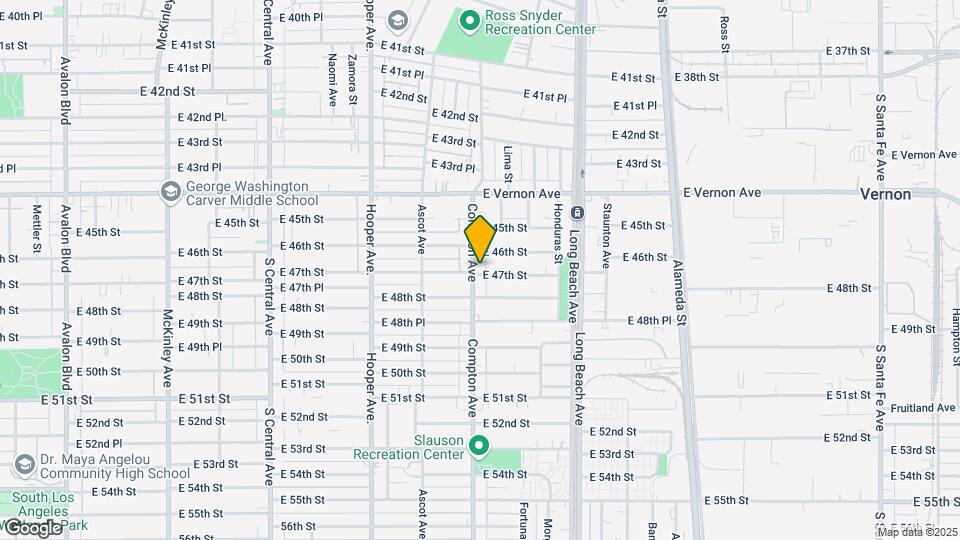 4618-4620 Compton Ave Mapa y Detalles de la Ubicación