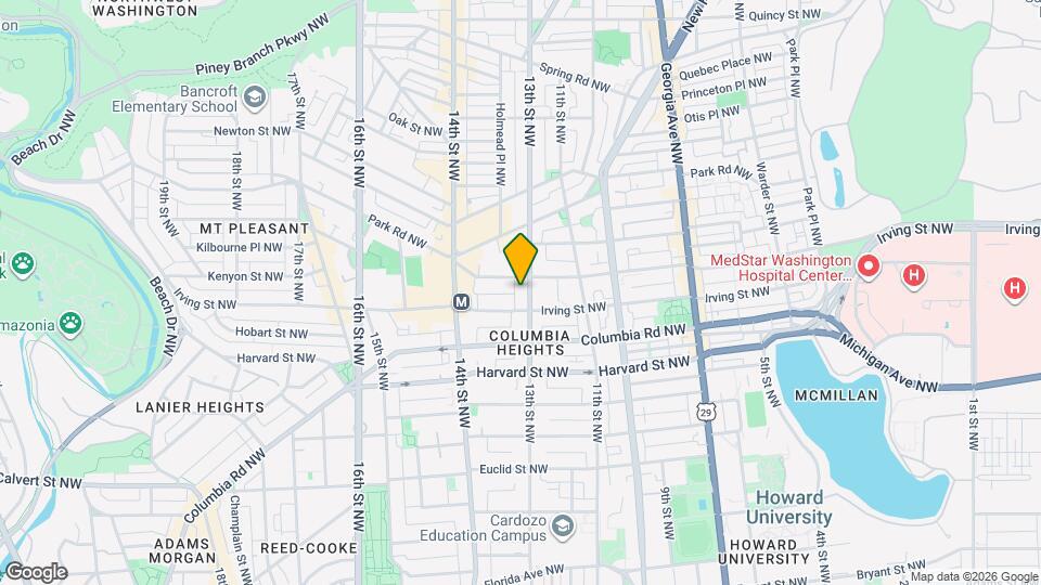 3116 13th St NW Mapa y Detalles de la Ubicación