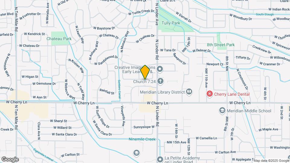 1745 W McGlinchey St Map and Location Details