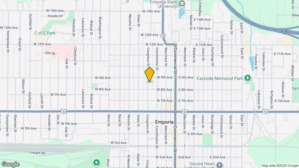 816 Congress St Map and Location Details