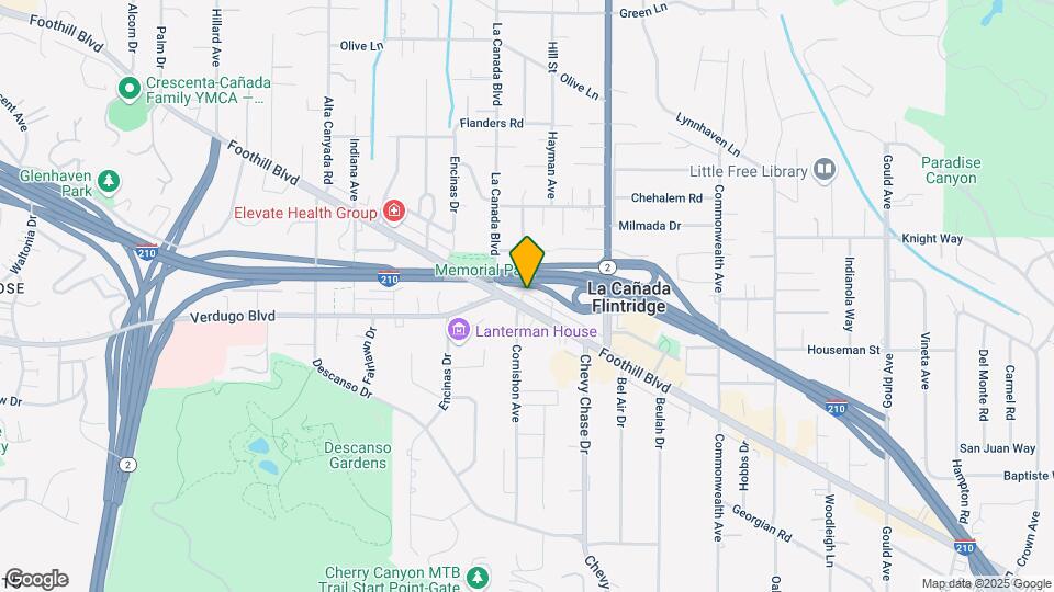 1125 1/2 Foothill Blvd Map and Location Details