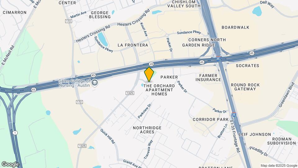 District at La Frontera Mapa y Detalles de la Ubicación