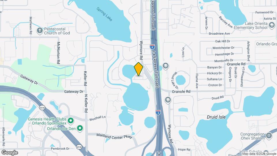 924 N Lake Destiny Rd Map and Location Details