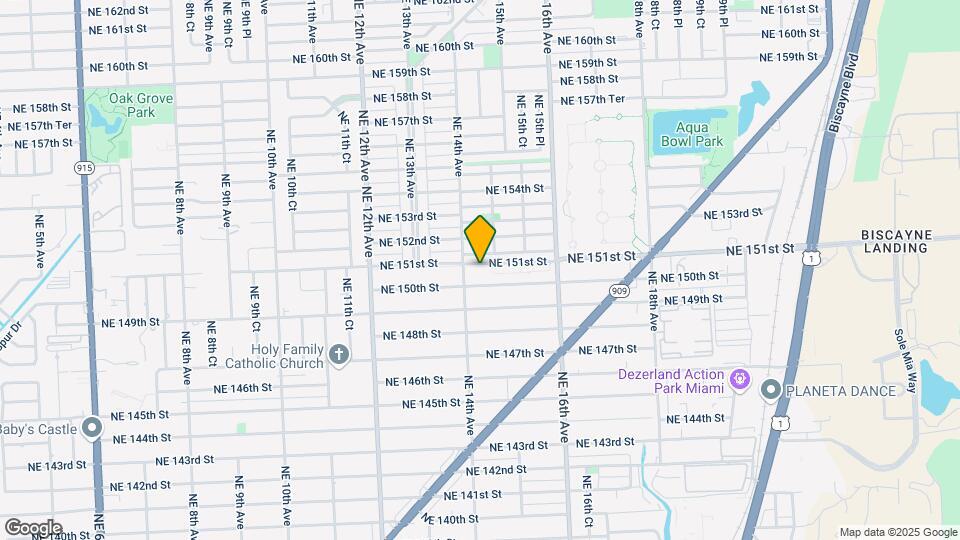 1430 NE 151st St-Unit -2 Map and Location Details