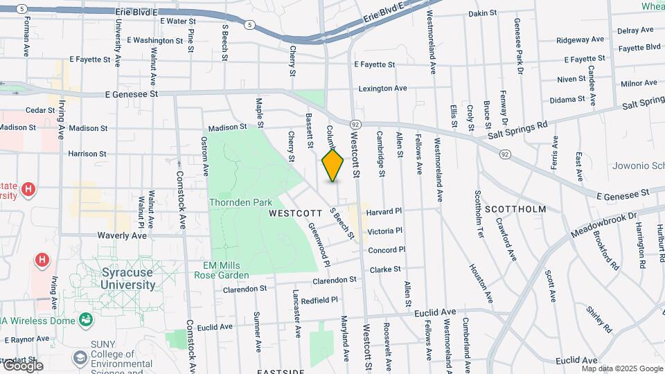 546 Columbus Ave Map and Location Details