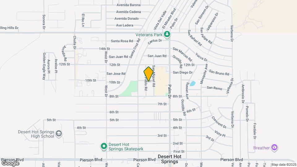 10762 San Pablo Rd Map and Location Details