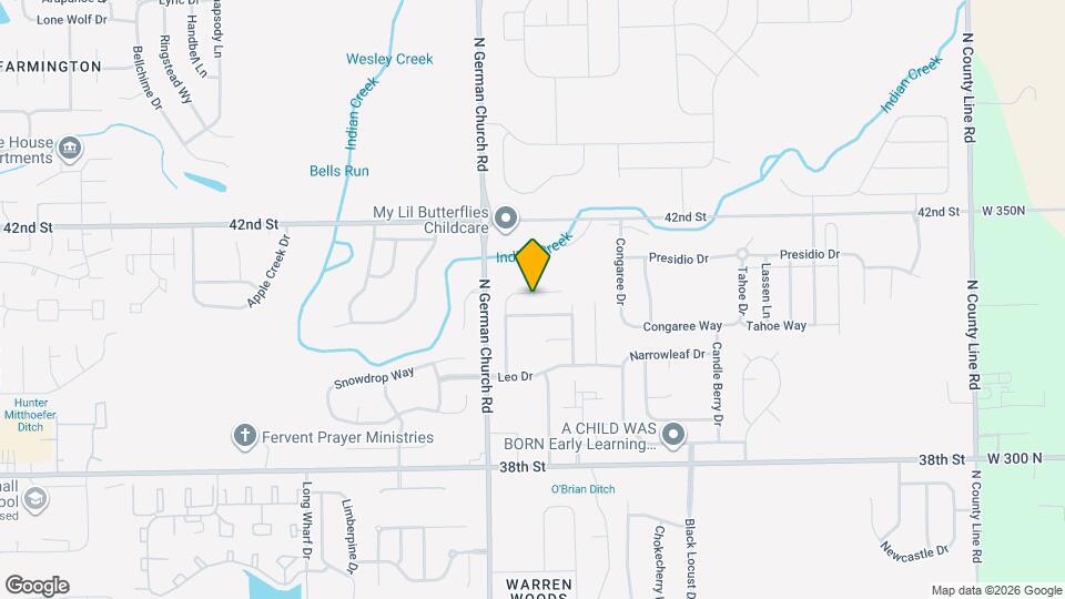 11101 Waterfield Ln Map and Location Details