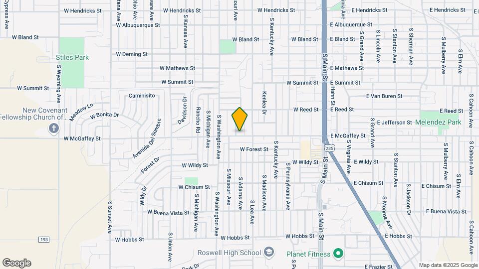 507 W Mcgaffey St Map and Location Details