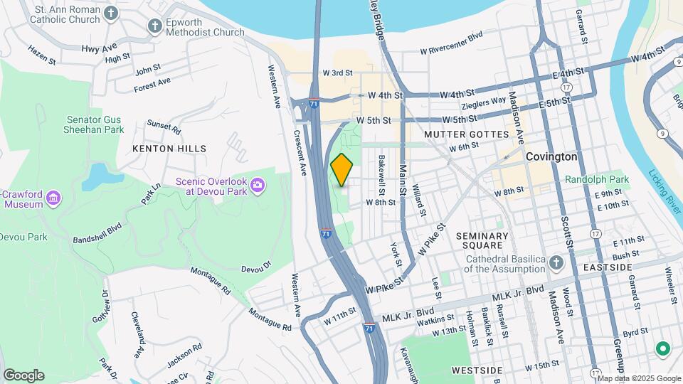 725 Dalton St Map and Location Details