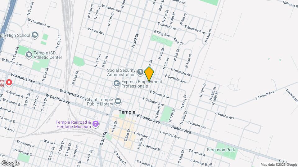 504 N 4th St Map and Location Details