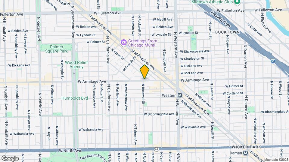 1956 N Fairfield Ave Map and Location Details