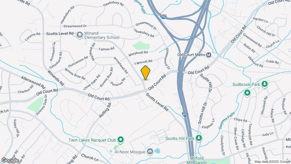 4504 Scotts Level Ct Map and Location Details