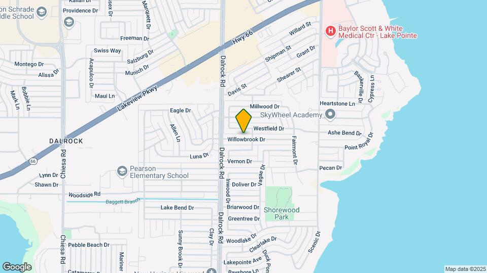 8813 Willowbrook Dr Map and Location Details