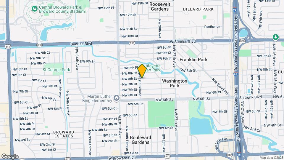 2868 NW 8th St Map and Location Details